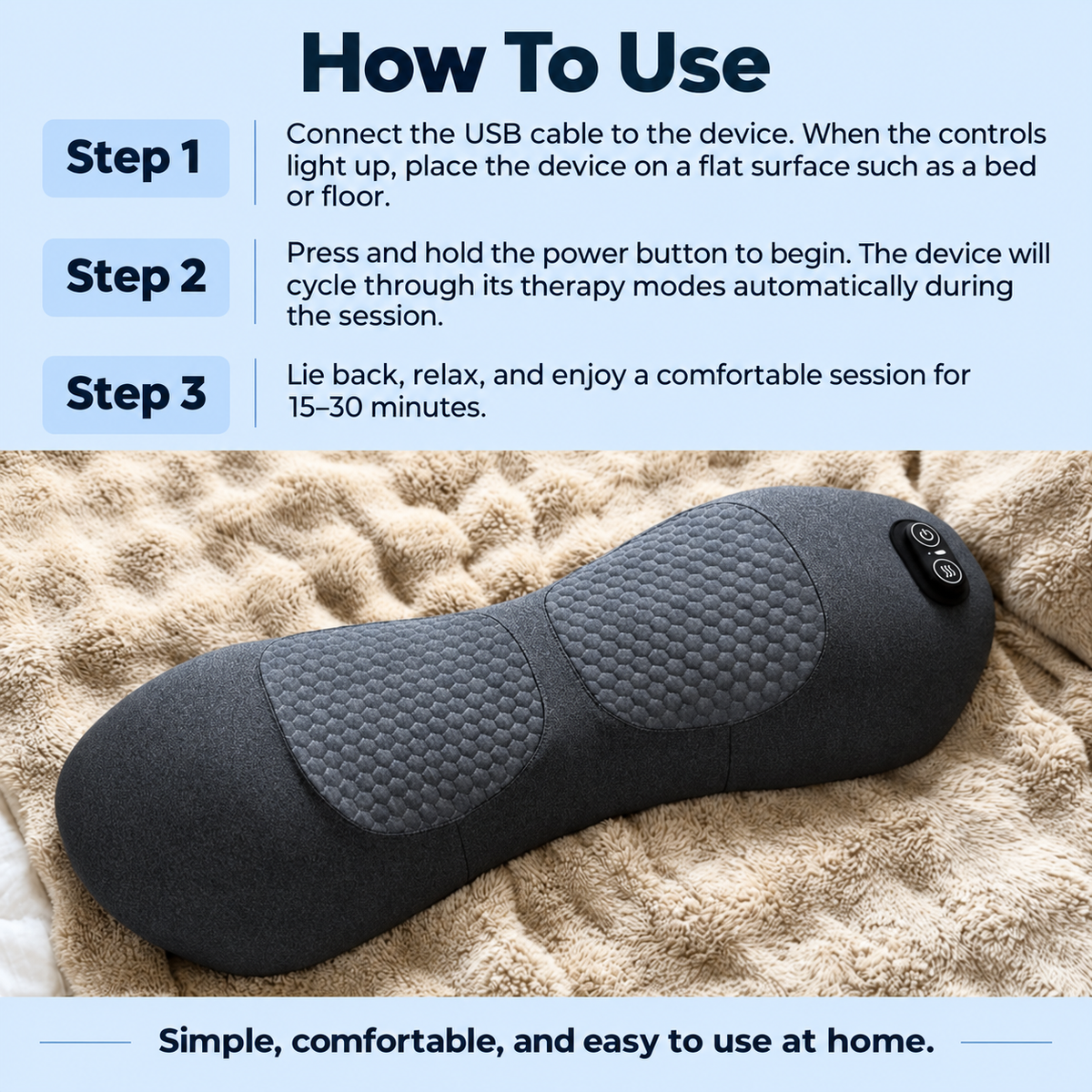 Sorlelle Lumbrace — 3-in-1 Lumbar Massager
