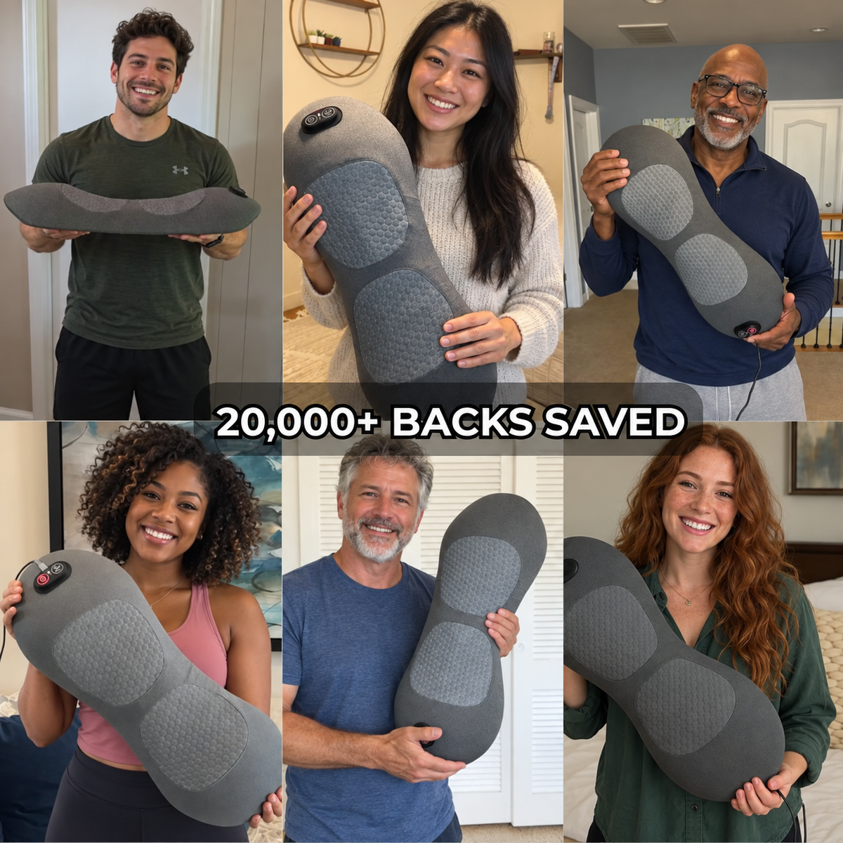 Sorlelle Lumbrace — 3-in-1 Lumbar Massager