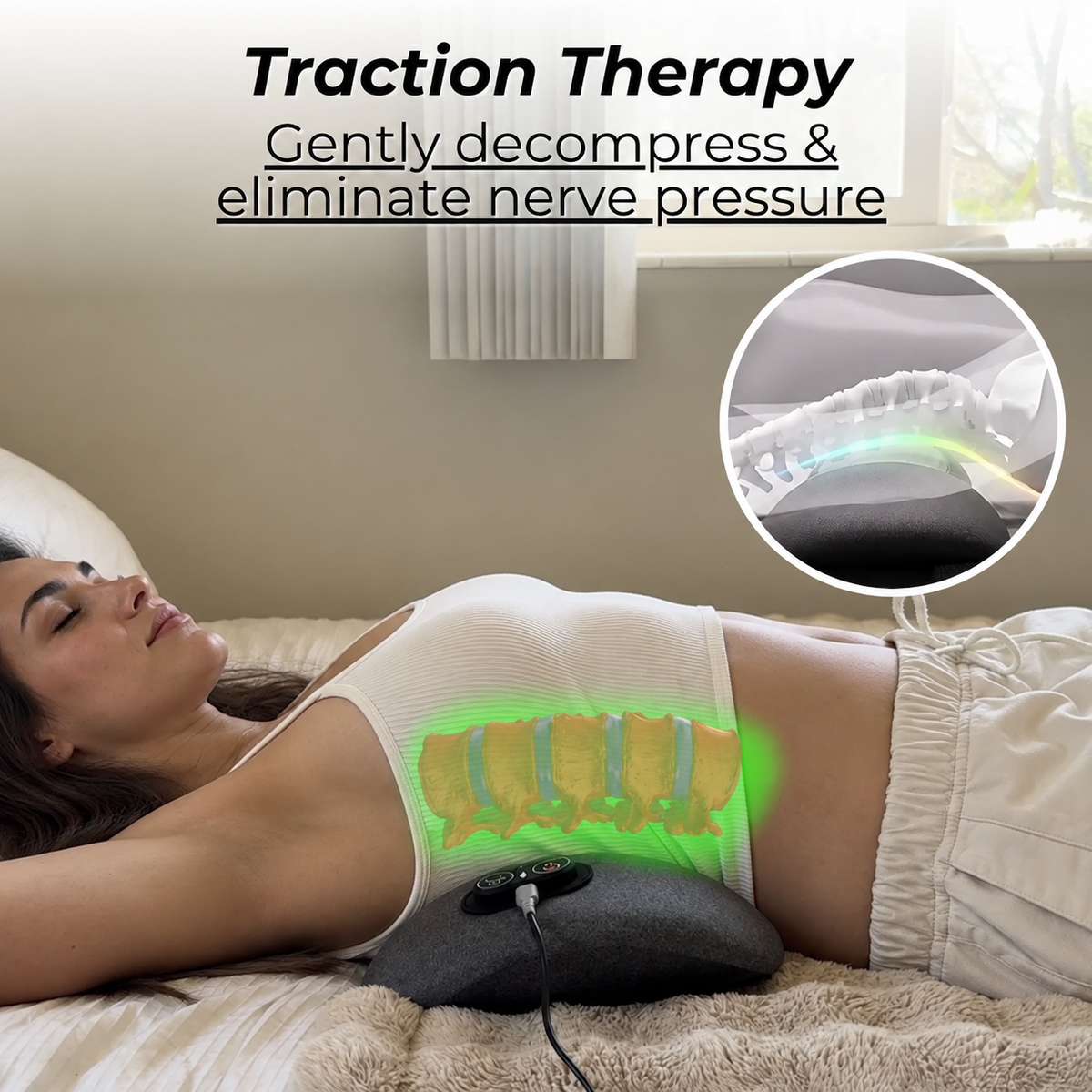 Sorlelle Lumbrace — 3-in-1 Lumbar Massager